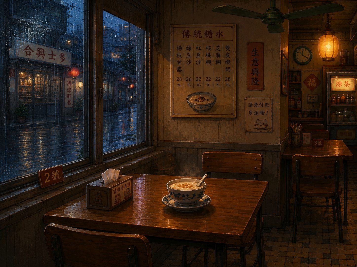 虚构回忆的像素插画